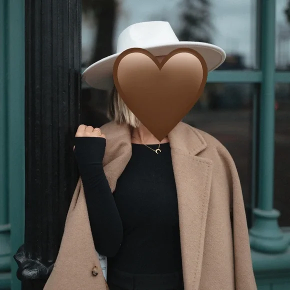 Babaton Slouch Mid Coat in Camel Brown - Picture 7 of 8